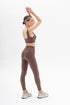 Basic Ribbed Leggings Coffee